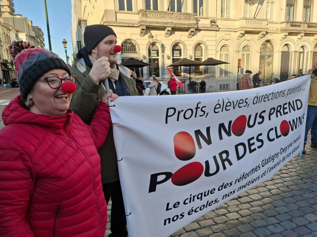 Thousands demonstrated in Brussels against planned austerity measures