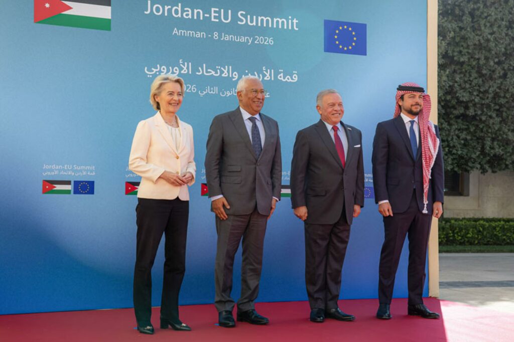 EU, Jordan pledge support for regional stability at Amman summit