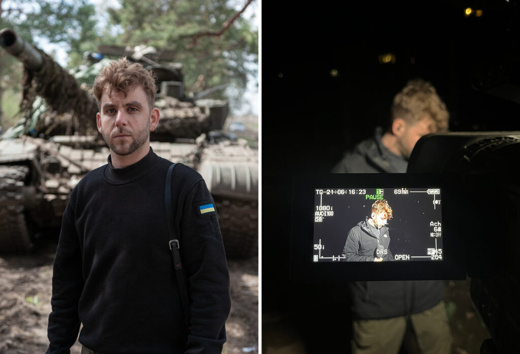 Belgian war reporter opens up about life on Ukrainian frontlines