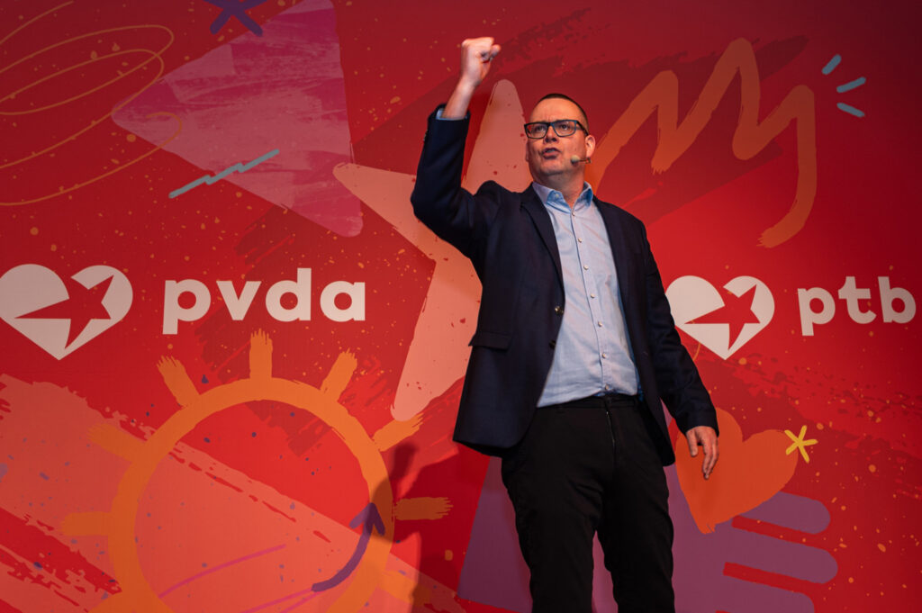 Far-left Belgian party leader says 2026 will be the year of ruling coalition's downfall