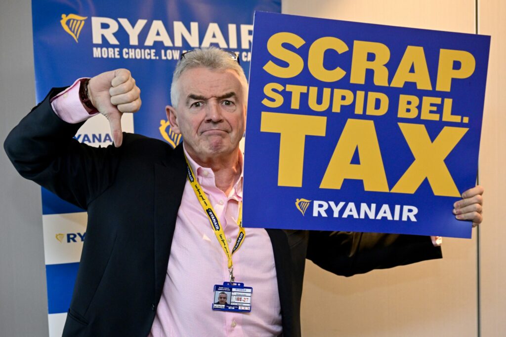 'Scrap this stupid tax' – Ryanair doubles down on scrapping million seats in Belgium