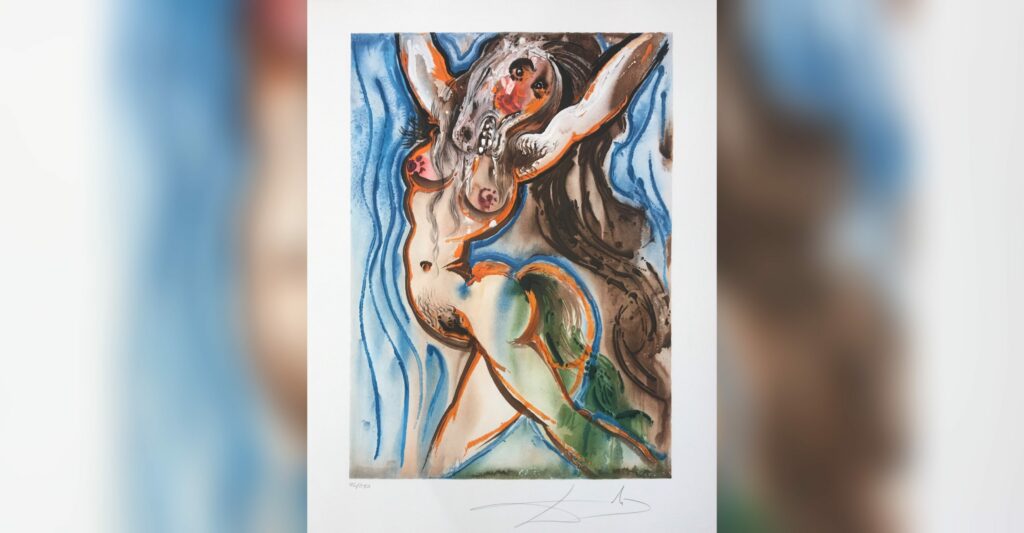 Charity shop worker finds Dalí artwork among donations