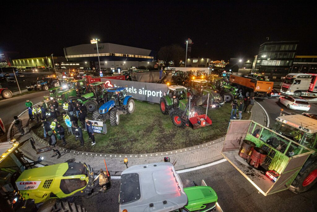 Farmers' blockade at Brussels Airport to continue until Saturday
