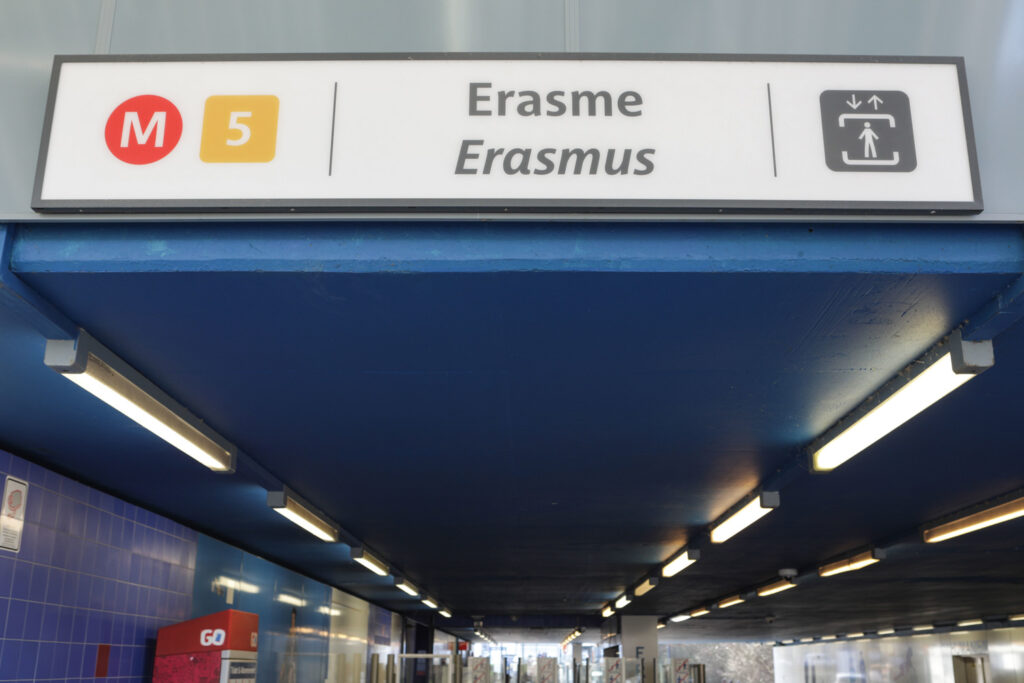 Interruption on metro line 5 between Erasme and Gare de l'Ouest this Sunday
