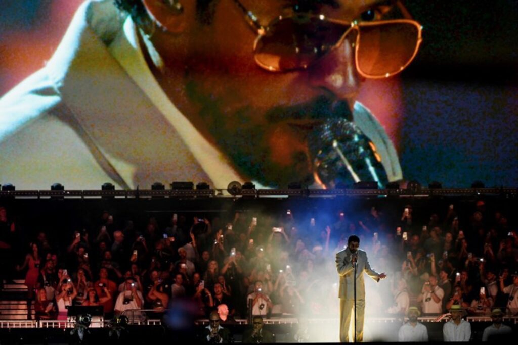 'We're not savages, we're human and American', says Bad Bunny at the Grammys