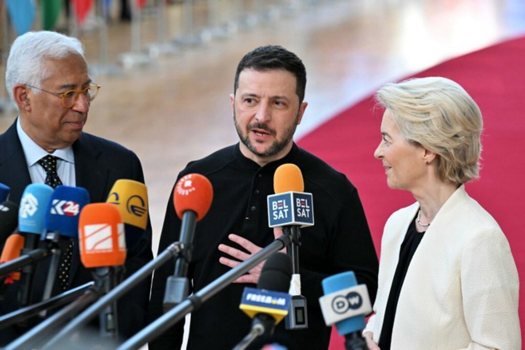 European leaders in Ukraine for the fourth anniversary of the Russian invasion