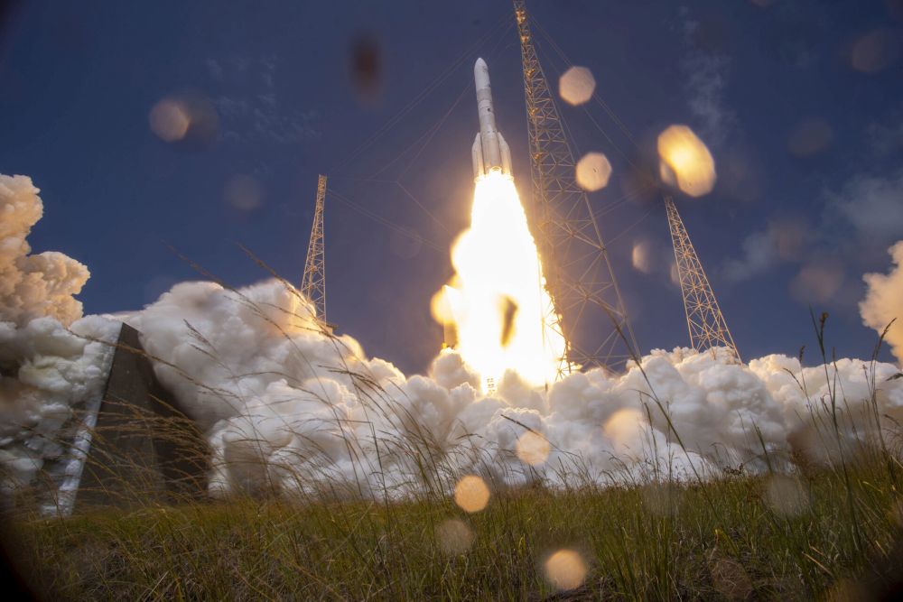 Europe’s Ariane 6 rocket launches 32 satellites in powerful configuration debut