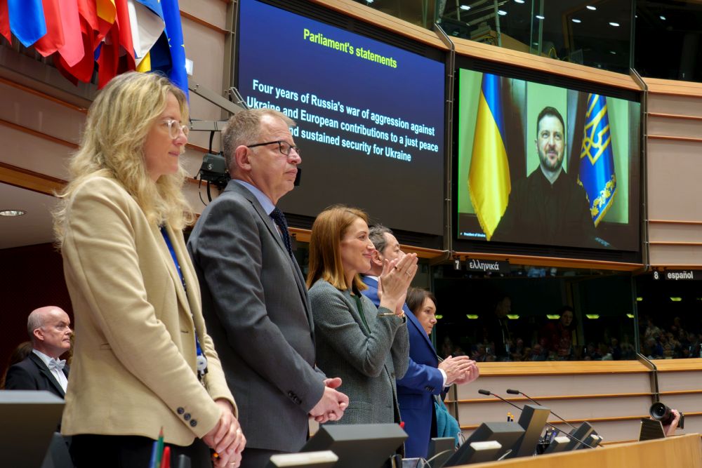EU Parliament presses for tougher stance on Russia on 4th year of Ukraine war