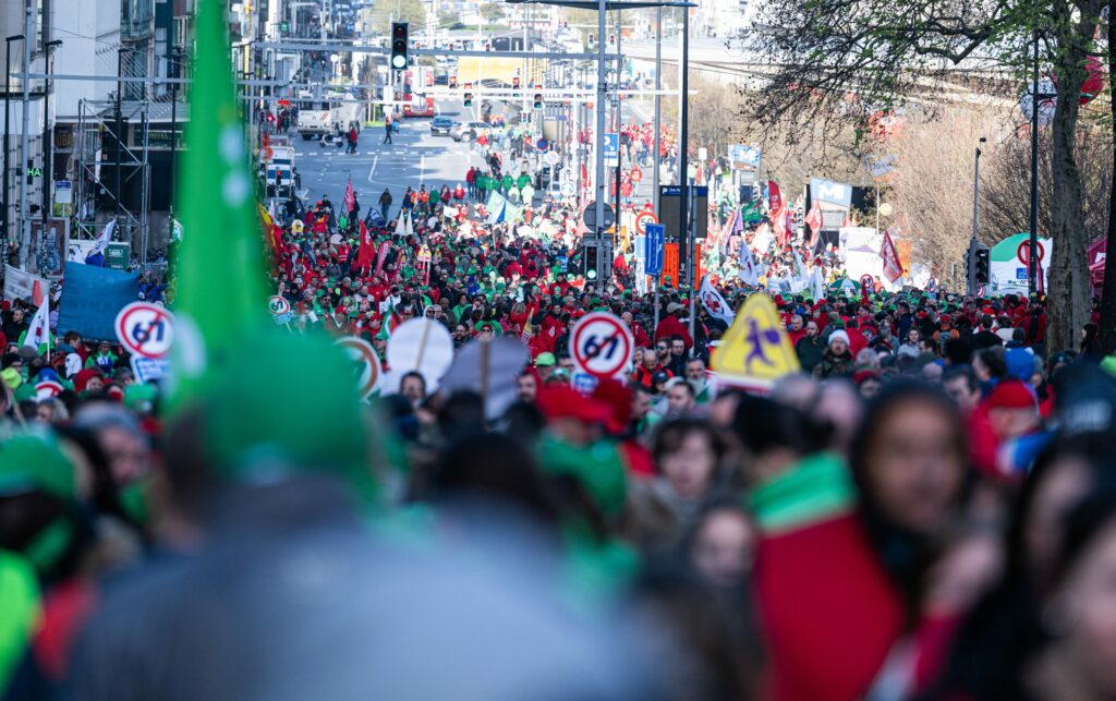 'Unacceptable': Over 80,000 take to Brussels streets against Belgian Government reforms