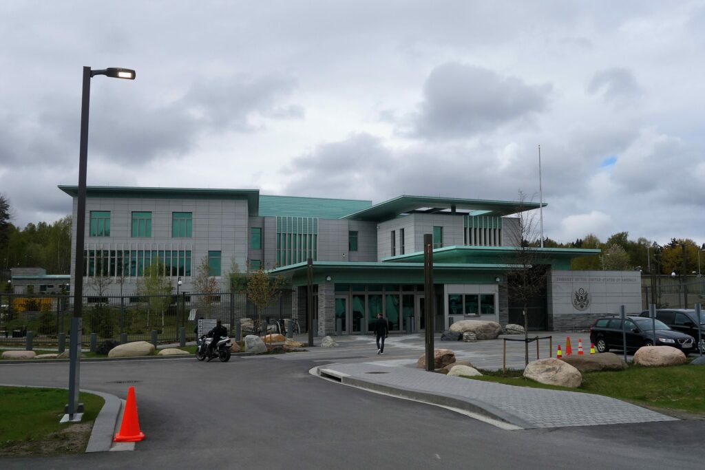 Explosion heard near US embassy in Norway's capital