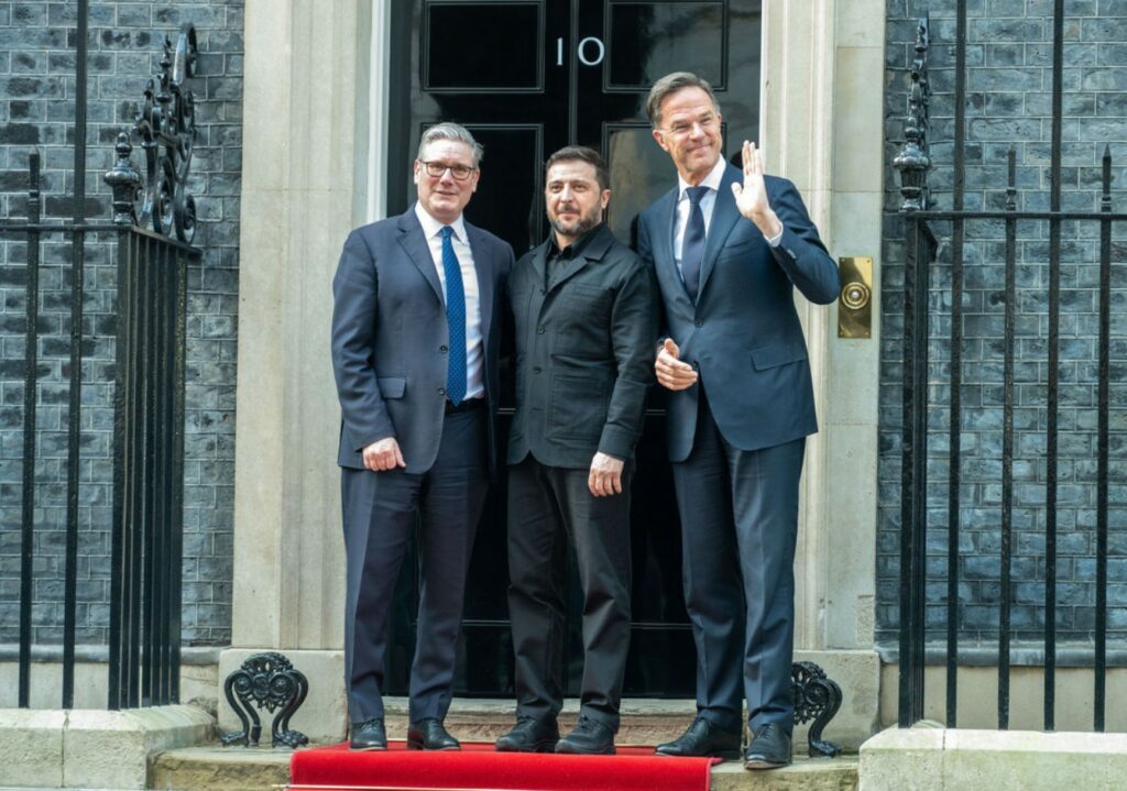 Zelenskyy pushes UK and NATO for faster arms aid in London talks