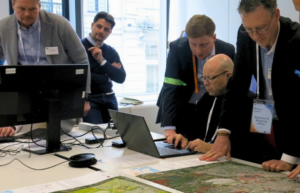 EU Space Programme in centre of civil protection exercise in Brussels