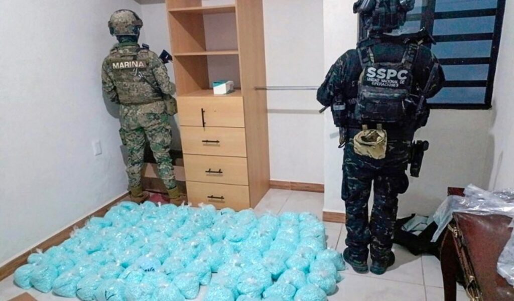 Mexico announces 14-million-dose fentanyl bust