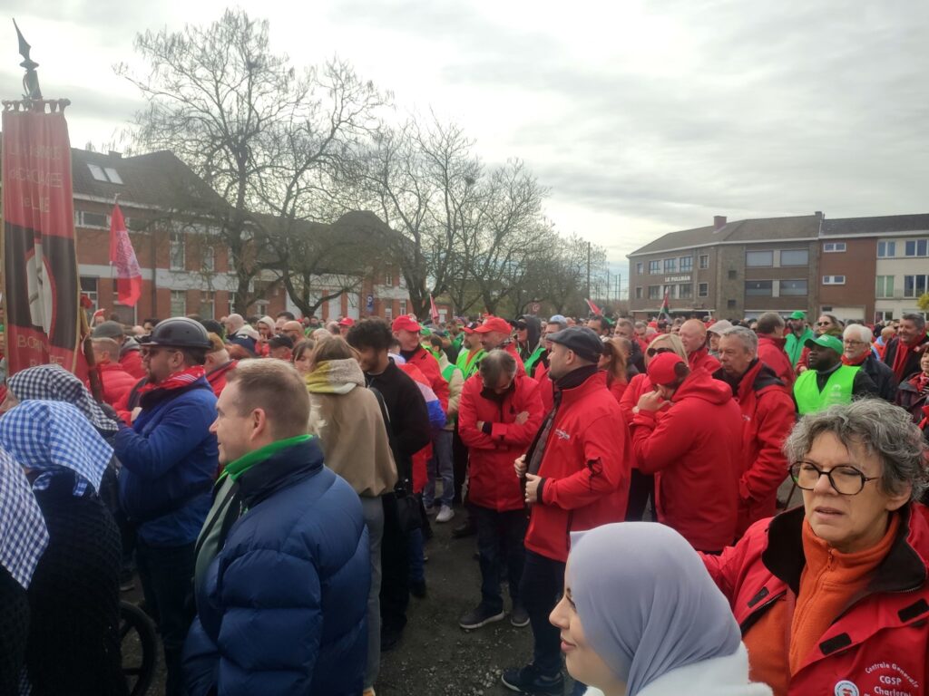 Hundreds gather in Charleroi to mark 1886 workers' uprising