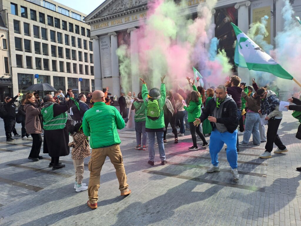 Workplace discrimination denounced in Brussels demonstration