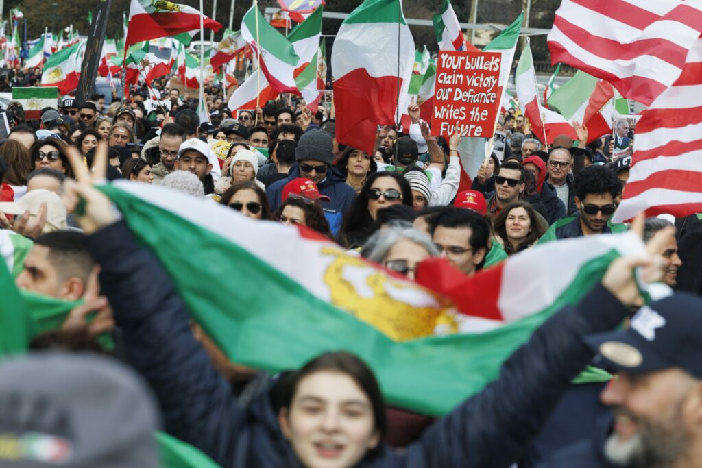 'Iranian people should lead regime change,' say exiled dissidents in Brussels