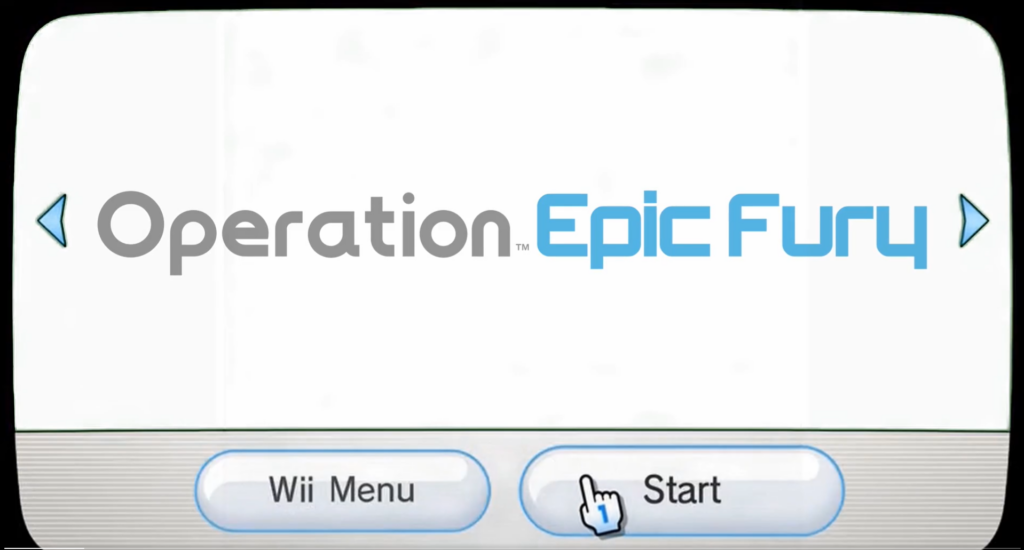 The Iran strikes are a video game now