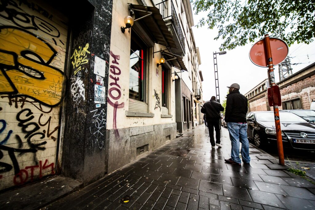 Man stabbed in Brussels' red-light district