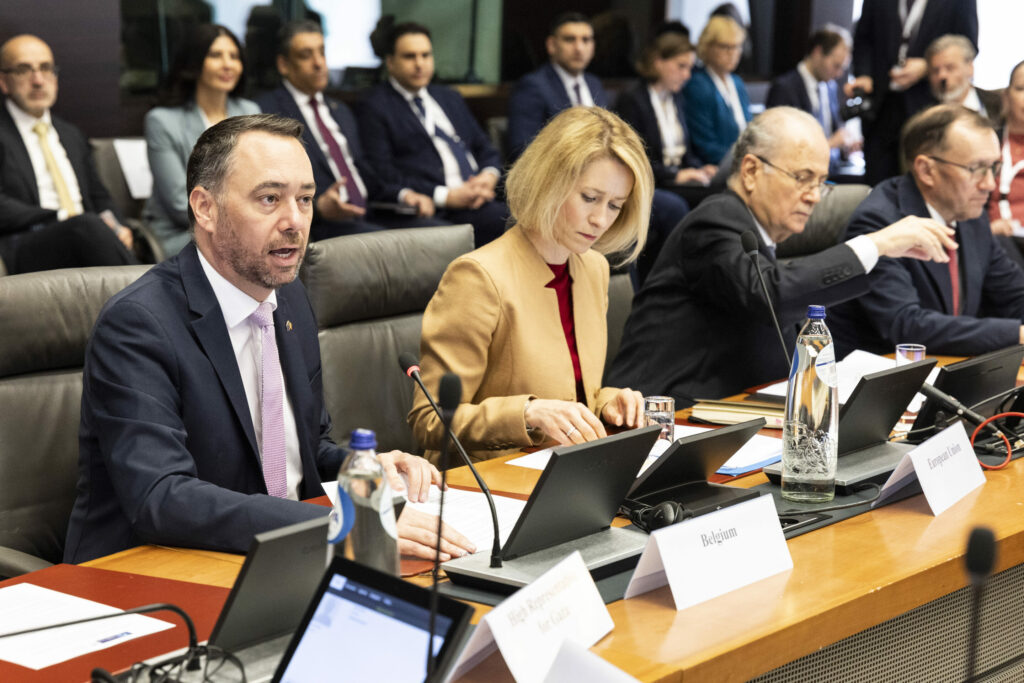 Prévot and Kallas call for keeping the 'two-state solution' alive in Brussels