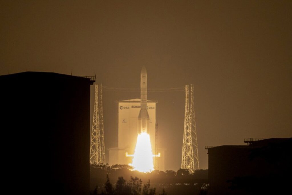 Europe's Ariane 6 rocket launches new satellites for Amazon's Leo network