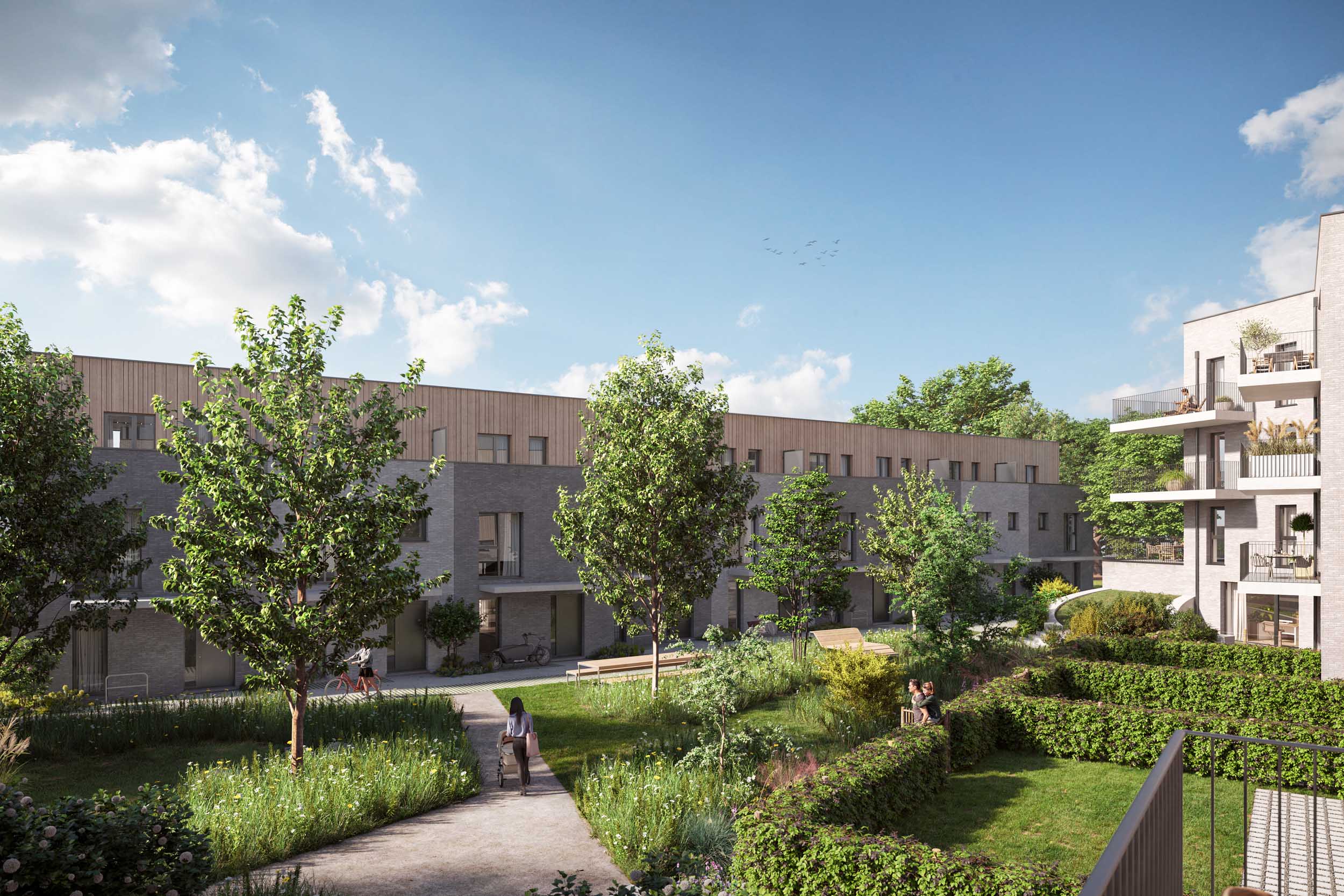 A rare opportunity: only two houses left at L’Îlot Vert in Brussels