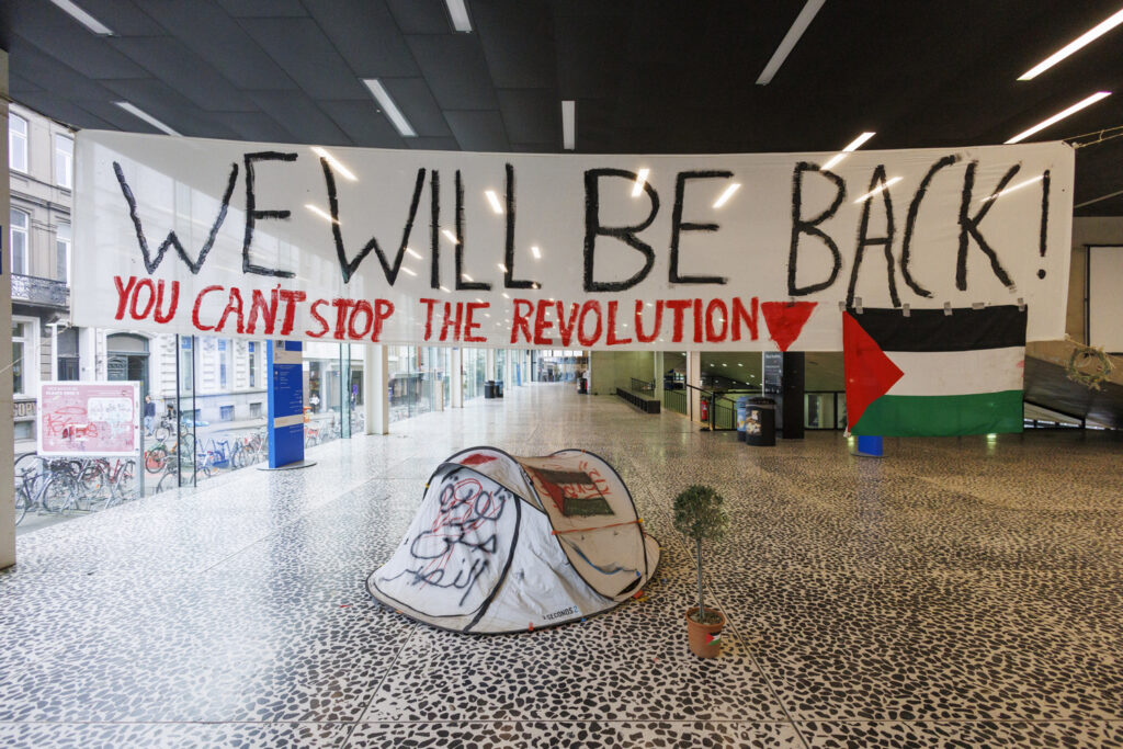 Pro-Palestinian activists want to occupy Ghent university campuses again
