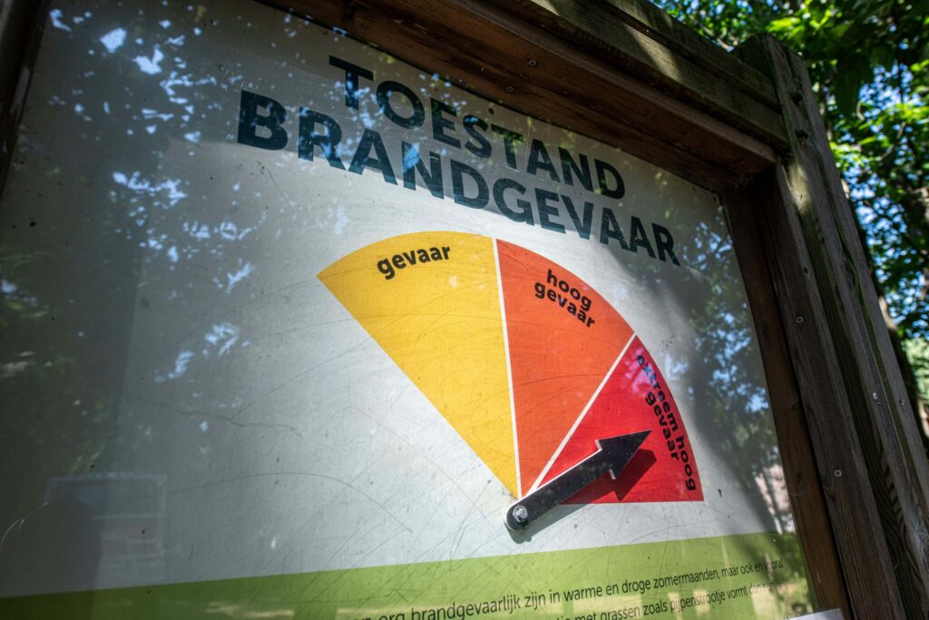 Yellow alert for fires in Flemish nature reserves