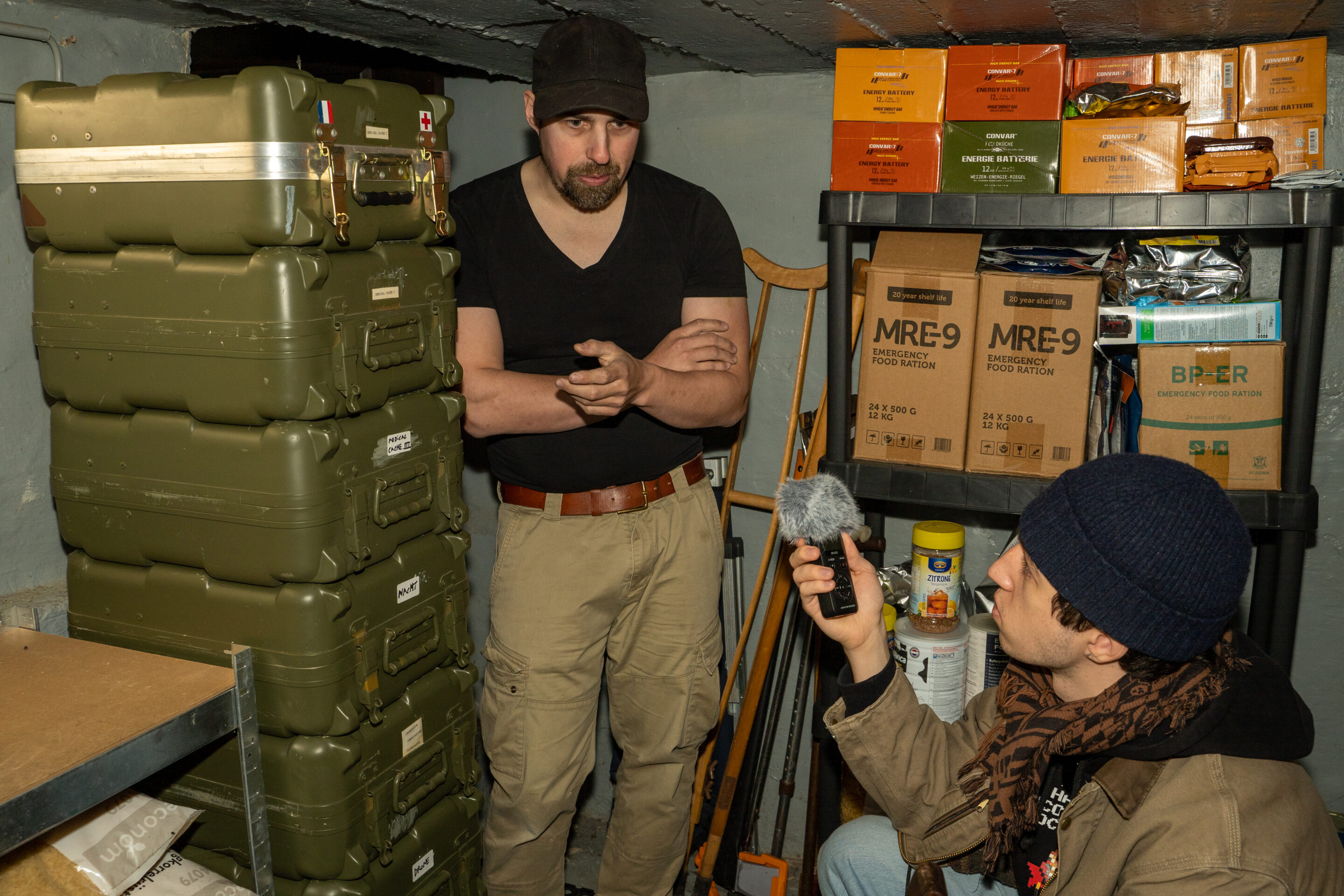 Meet the Belgian 'prepper' who is ready for any emergency or war – even if it hits tomorrow