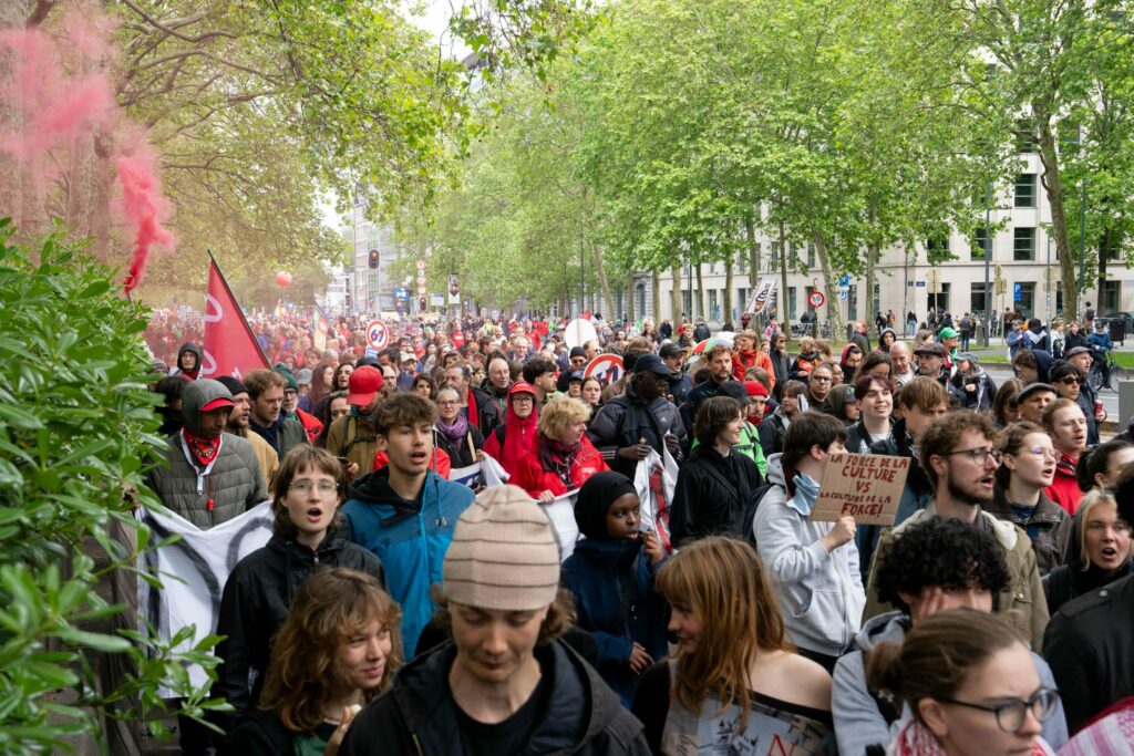 National strike: Between 40,000 and 75,000 workers protest on streets of Brussels