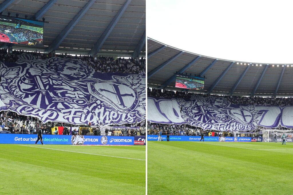 English typo spotted on Anderlecht banner at Belgian Cup final