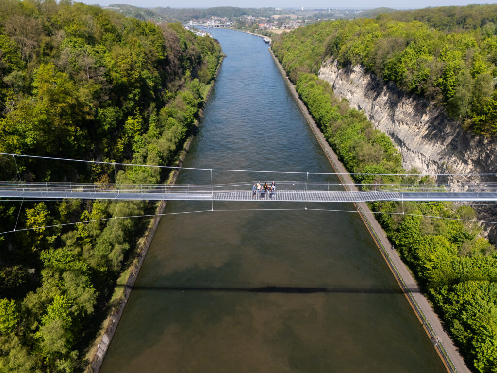 Walloon city opens tallest walkway in Benelux