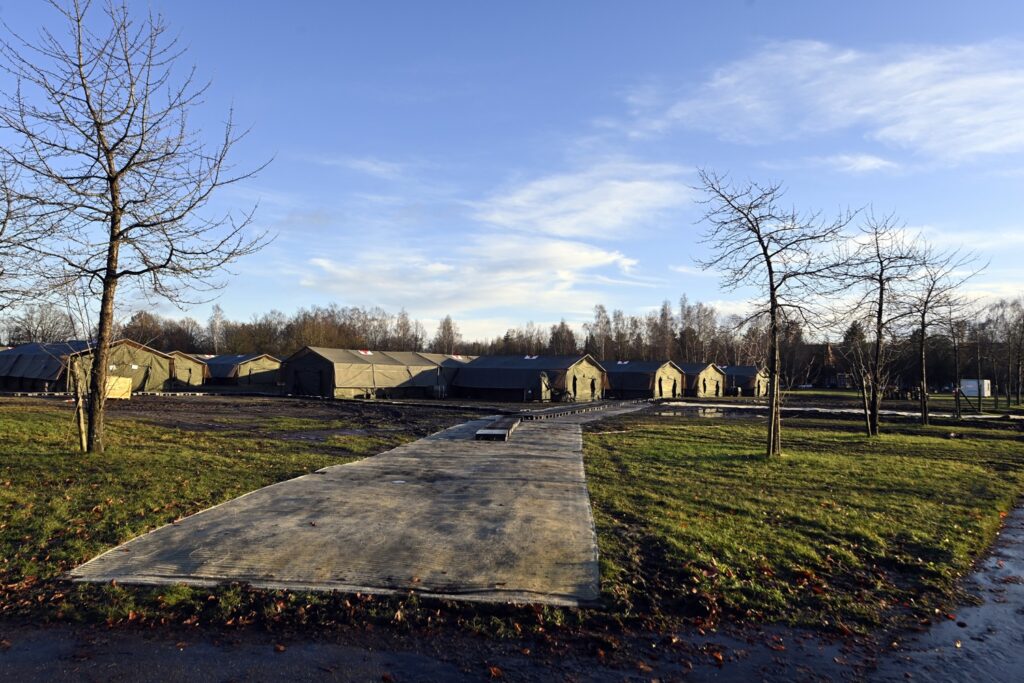 Fire of unknown origin ravaged by Belgian military base overnight