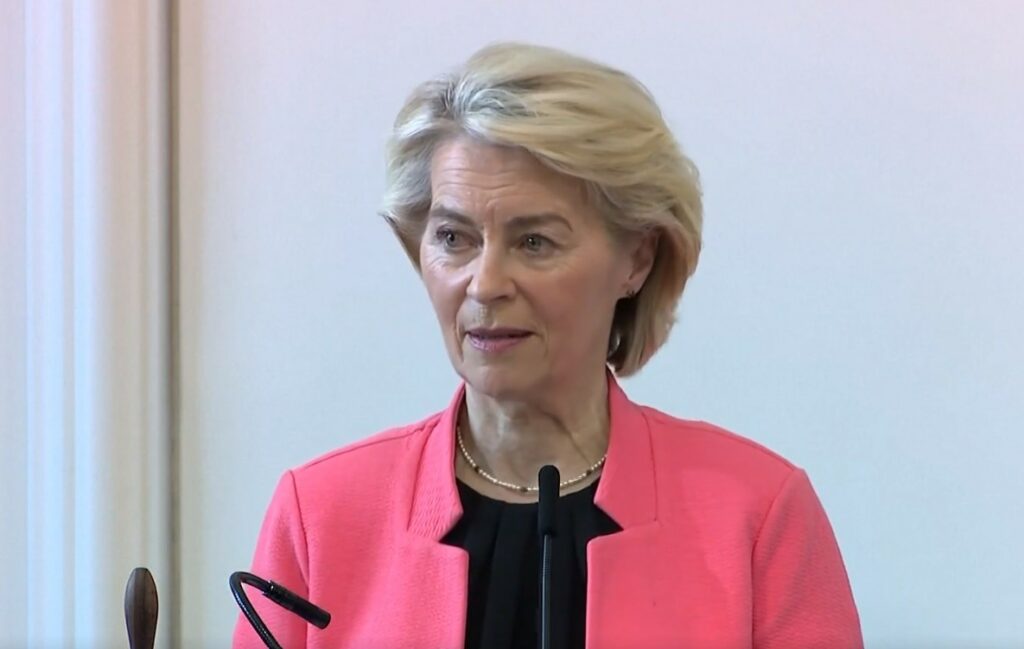 Von der Leyen signals sweeping restrictions to shield children from online harms
