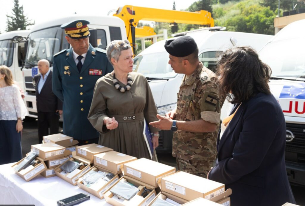 EU-funded equipment handed to Lebanon to tackle hidden explosive threats