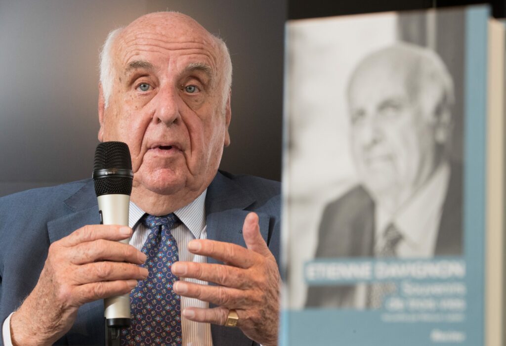 Belgian diplomat Etienne Davignon dies at age of 93