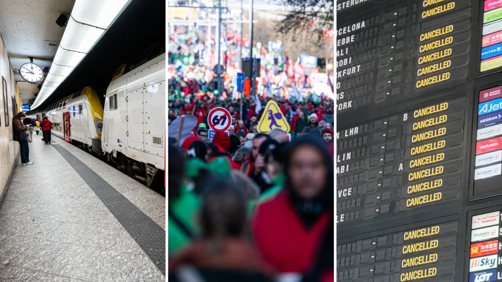 National strike: Latest updates as Belgian trade unions take to the streets