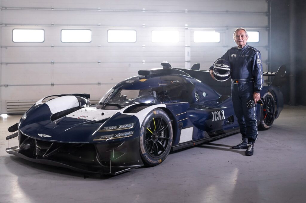 Jacky Ickx (81) tests the FIA WEC Hypercar Genesis on Circuit Paul Ricard