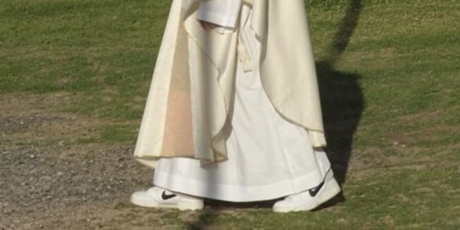 Pope Leo XIV sparks 'Holy Drip' frenzy after being spotted rocking Nike trainers
