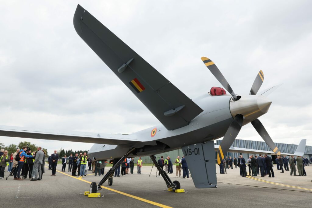 Belgian drones will be used to combat irregular migration and arms smuggling in the Mediterranean