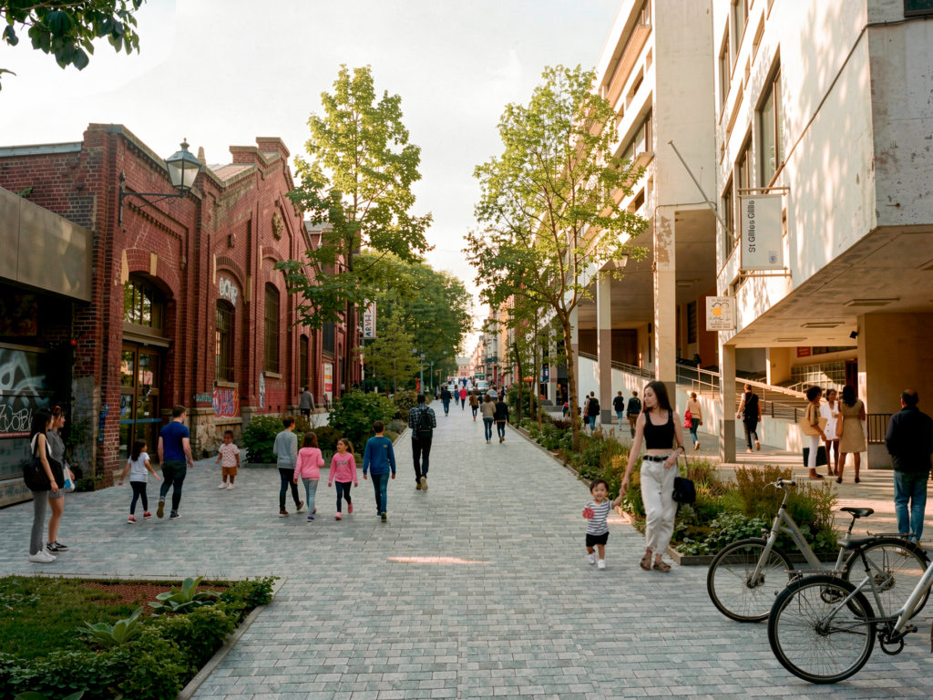 Saint-Gilles urged to 'permanently pedestrianise' school street near busy Barrière