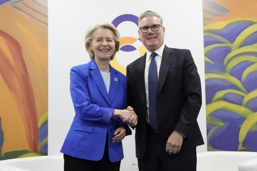 Ursula von der Leyen praises Keir Starmer as a 'true statesman'