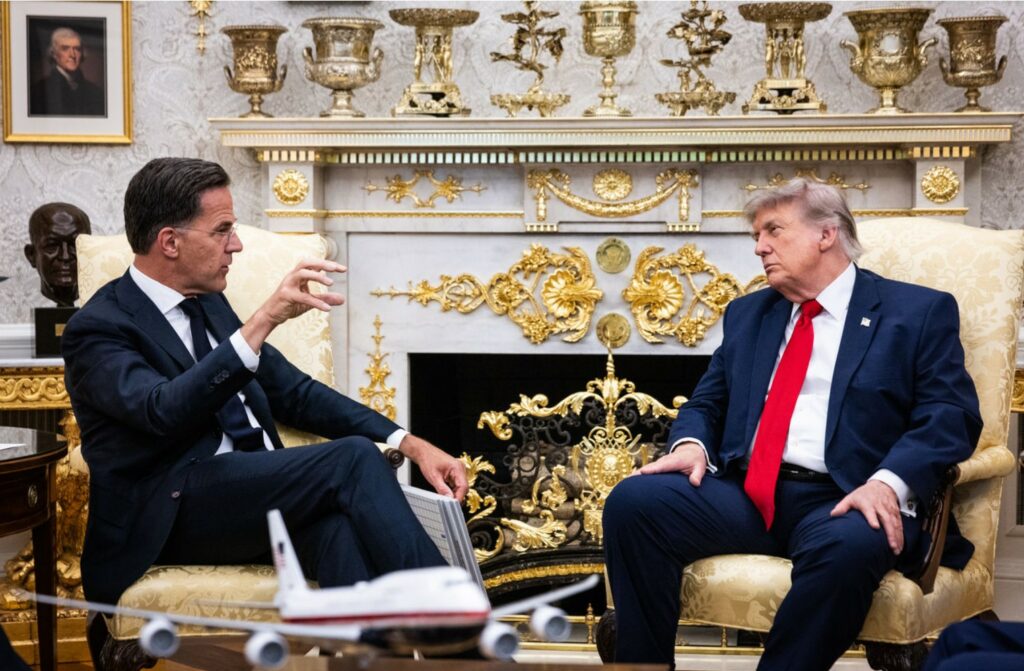 NATO chief thanks Trump for 'leadership' in White House meeting