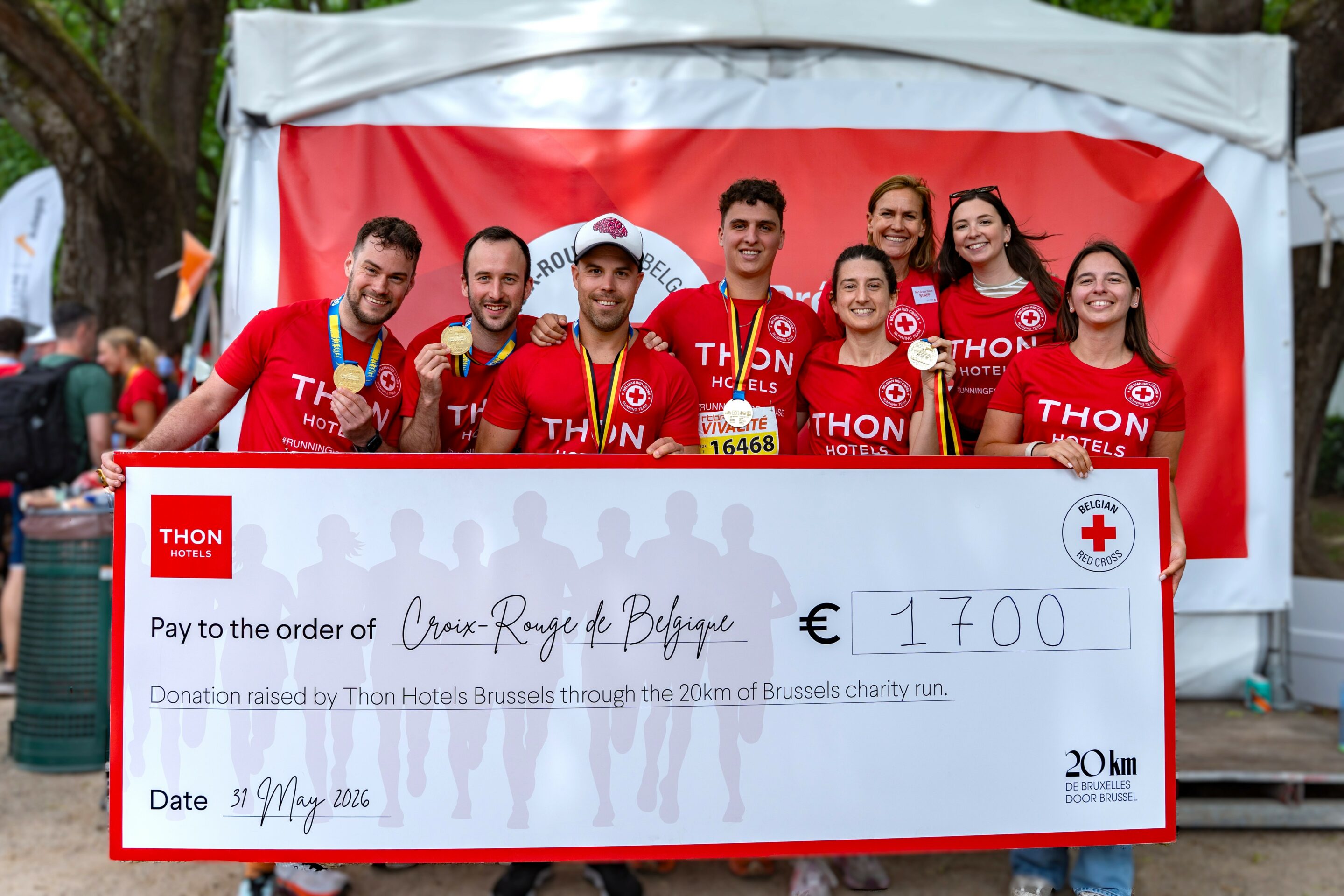 Thon Hotels: 20 kilometers, one great cause