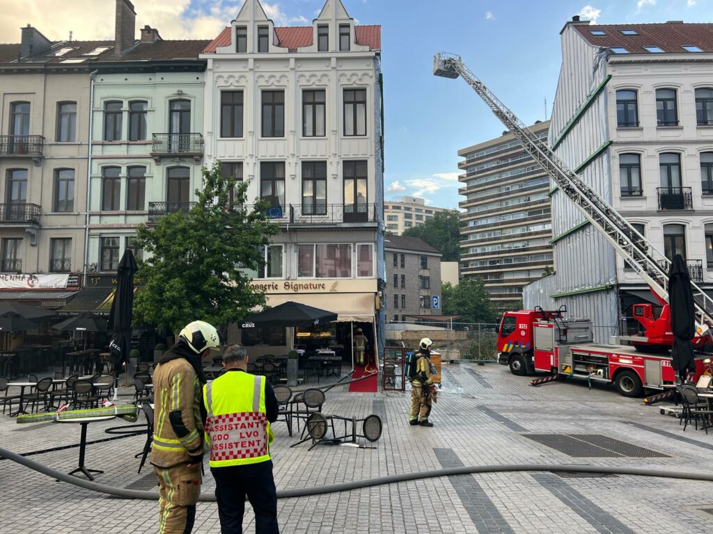 Fire breaks out at Place Jourdan brasserie in Brussels