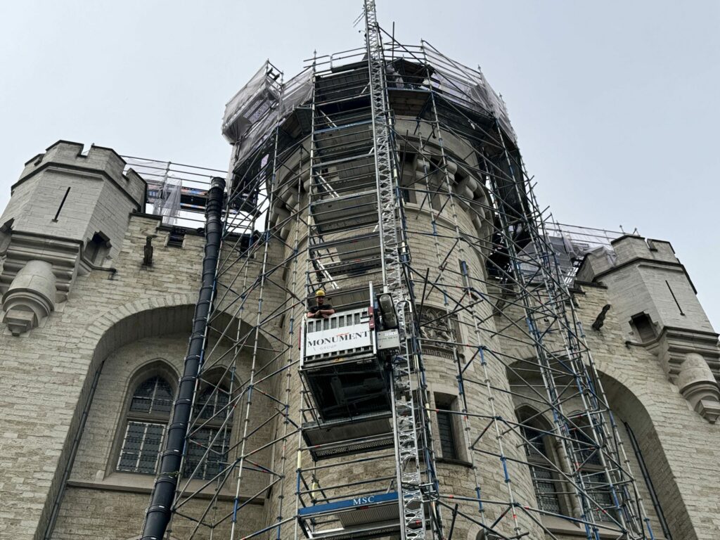 Restoration of Brussels' last medieval city gate nears completion