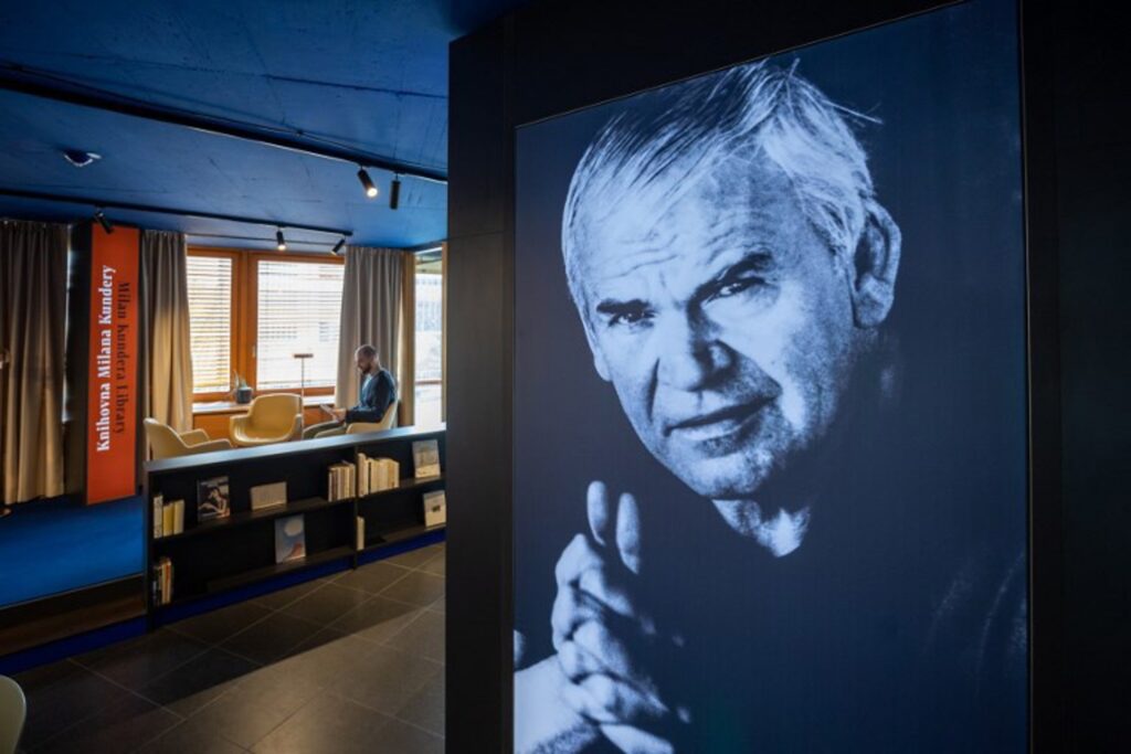 The ashes of Milan and Vera Kundera laid to rest in Brno, Czech Republic