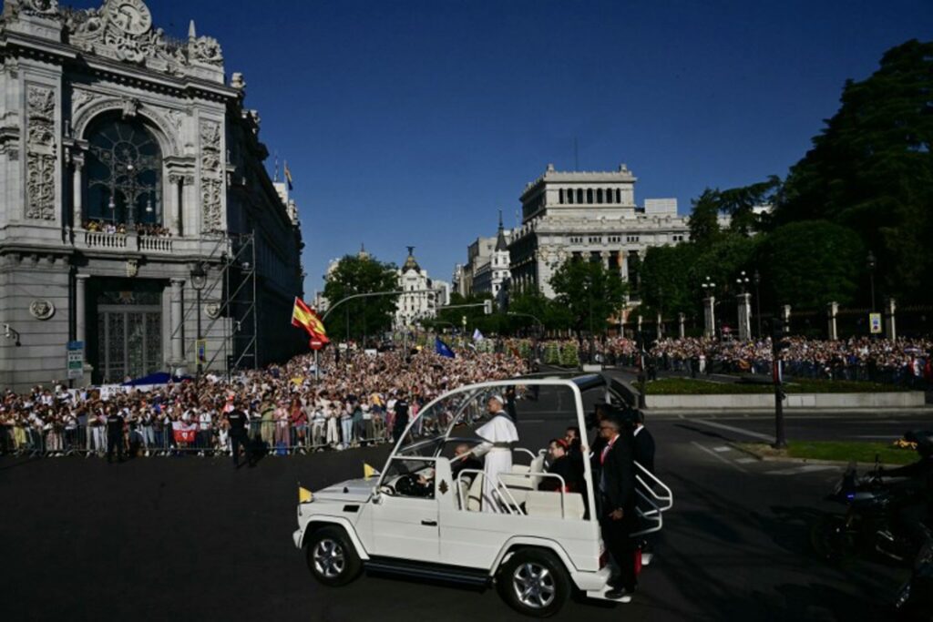 Over million people gather for Pope Leo-led mass in Madrid
