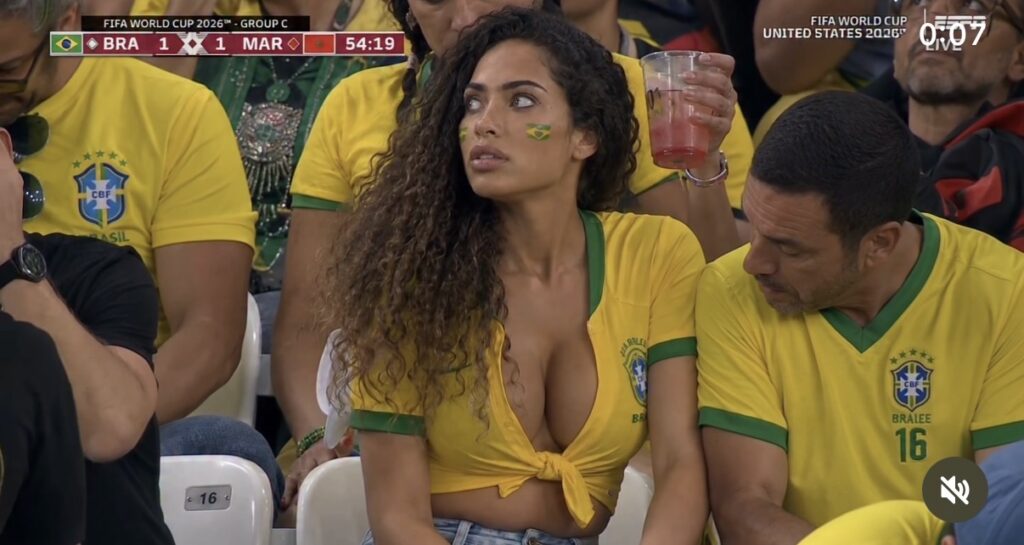 Viral videos of young women in World Cup stadiums are AI-generated