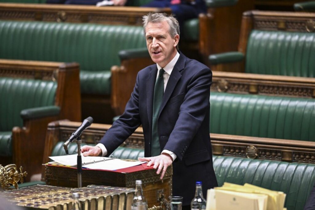 United Kingdom: Dan Jarvis named new Defence Secretary