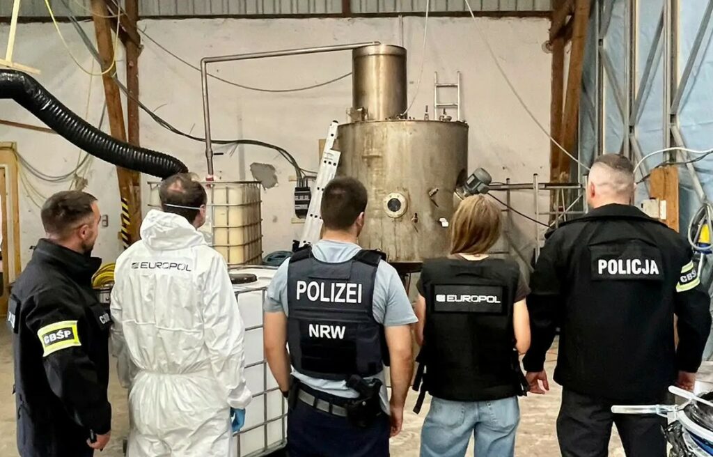 Europol-led raids target alleged cross-border amphetamine labs in Germany, Netherlands